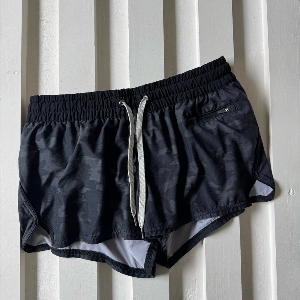 Vuori Dark Camo Clementine Athletic Shorts